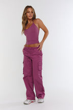 Astoria Airvíve Tie Halter Tank - Sugarplum