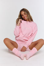 Astoria Crewneck Sweatshirt - Sweetheart Pink