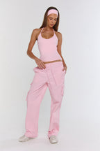 Astoria Airvíve Tie Halter Tank - Sweetheart Pink