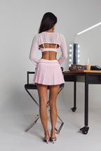 Astoria Knit Shrug - Angel Pink