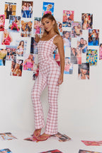 Astoria Airvíve Autograph Flare Legging - Princess Pink Plaid