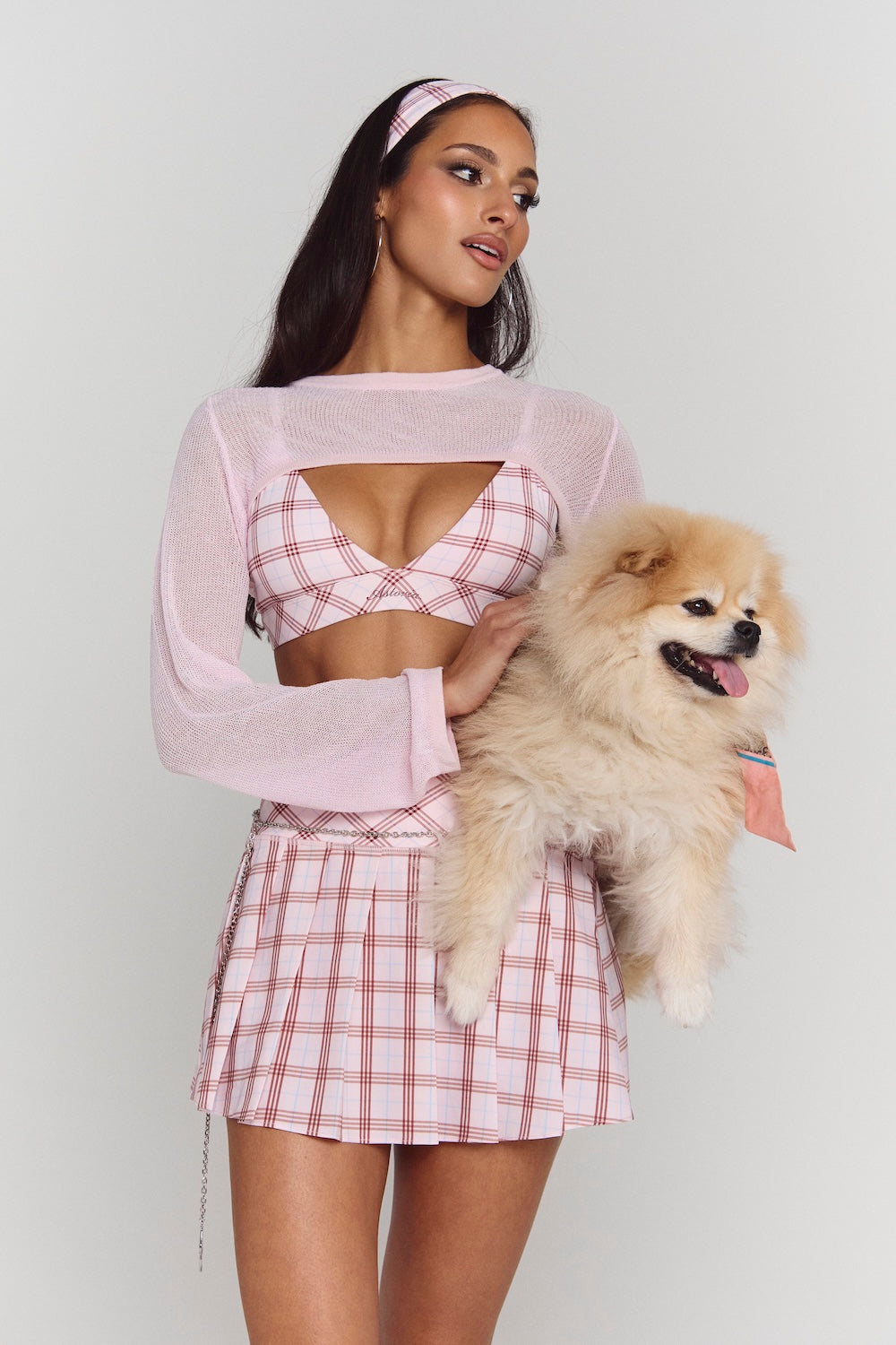 Astoria Airvíve Icon Sports Bra - Princess Pink Plaid