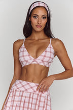 Astoria Airvíve Headband - Princess Pink Plaid
