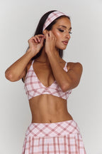 Astoria Airvíve Headband - Princess Pink Plaid