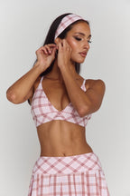 Astoria Airvíve Icon Sports Bra - Princess Pink Plaid