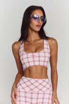 Astoria Airvíve Autograph Sports Bra - Princess Pink Plaid