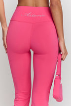 Astoria Airvíve Rhinestone Flare Legging - Popstar Pink