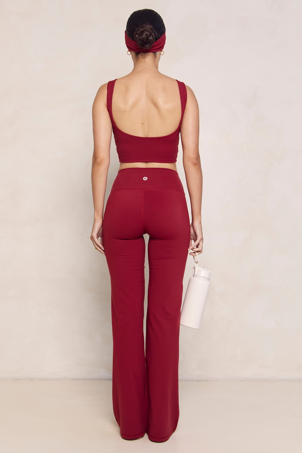 Astoria LUXE BALANCE Scoopback Sports Crop - Merlot