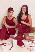 Astoria LUXE BALANCE Scoopback Sports Crop - Merlot