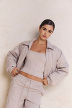 Astoria Airvíve Square Neck Cami - Ash Grey