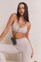 Astoria Airvíve Halter Sports Bra - Ash Grey