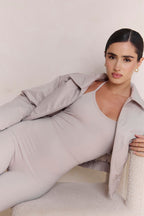 Astoria Airvíve Halter Flare Onesie - Ash Grey
