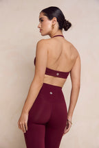 Astoria Airvíve Halter Sports Bra - Burgundy