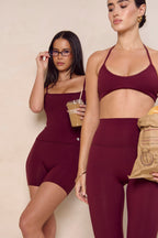 Astoria Airvíve Square Neck Cami - Burgundy