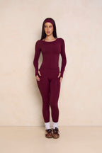 Astoria Airvíve Full Length Legging - Burgundy