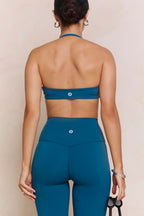 Astoria Airvíve Halter Sports Bra - Teal