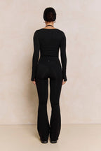 Astoria Airvíve Boat Neck Long Sleeve - Black