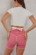 Astoria LIVE LUXE Wrap Quarter-Sleeve Crop - Cream