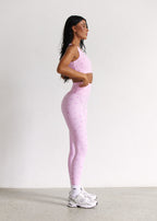 Astoria LUXE BLOSSOM Full Length Legging - Cherry