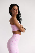 Astoria LUXE BLOSSOM Full Length Legging - Cherry