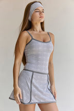 Astoria Airvíve Frame Skirt - Grey Plaid