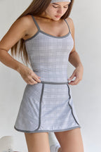 Astoria Airvíve Frame Skirt - Grey Plaid