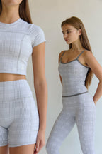 Astoria Airvíve Pocket Legging - Grey Plaid