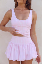 Astoria LUXE BALANCE Bubble Skirt - Petal Pink Gingham