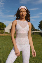 Astoria Mesh Tank Top - Sweetpea