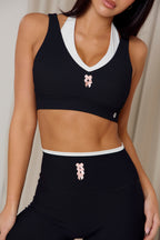 Astoria Seamless Ribbed Barre Short - Black