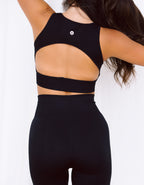 Astoria VELOCITY Seamless Sports Crop - Black