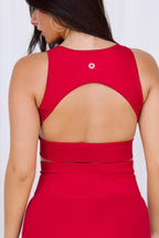 Astoria VELOCITY Seamless Sports Crop - Cherry