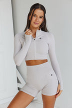 Astoria VELOCITY Seamless Zip Up - Beige