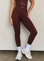 Astoria CONTOUR Ribbed Seamless Legging - Espresso